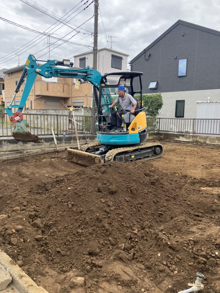 駐車場も作ります